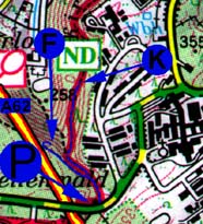 Detailkarte: Weg zum Fels